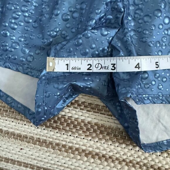 Zyia Active Women's Bomber Shorts High Rise Bubble Water Drop Blue Size Large - Picture 14 of 14